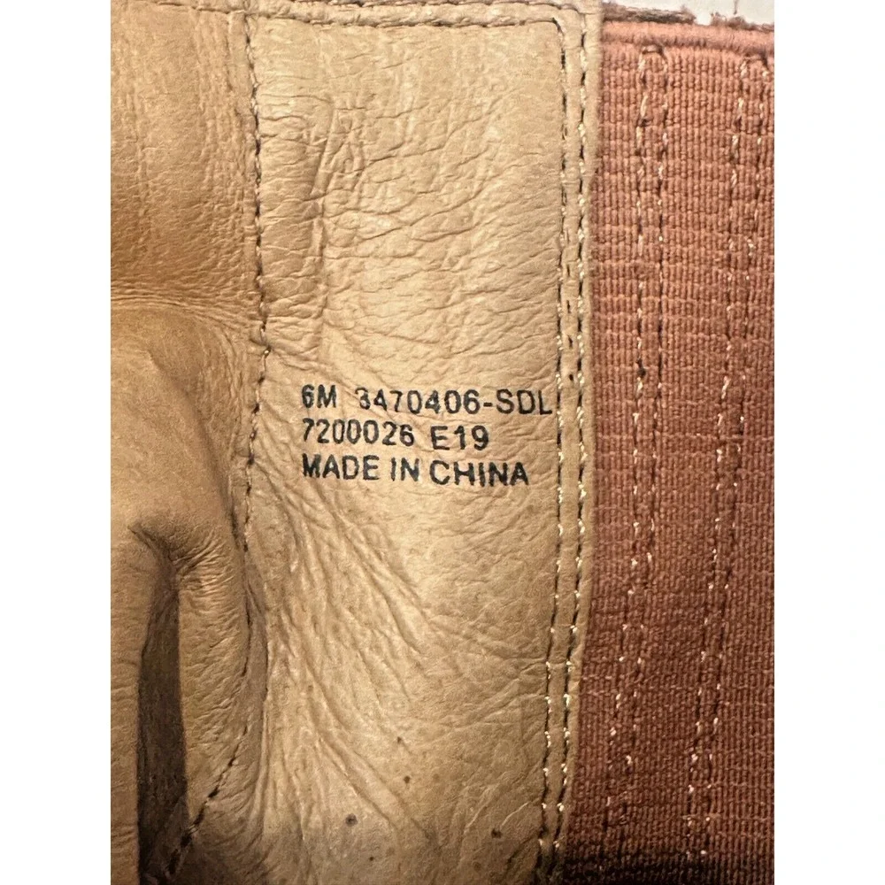 Frye Remy Chelsea Brown Leather‎ Women's Sz 6M Inside Zip Heeled Ankle Bootie